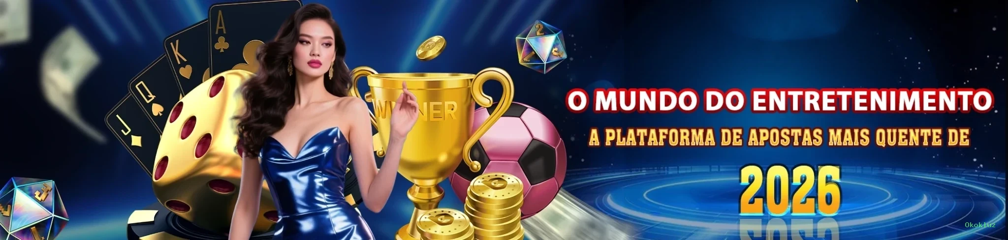 Cassino ao vivo da Okokluz com dealers reais